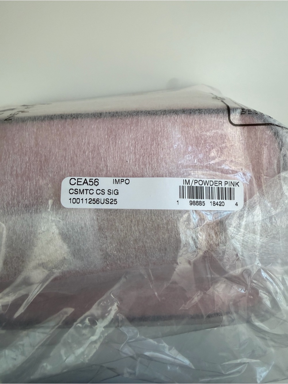 βSOLDβ Coach Powder Pink Cosmetic Case In Signature Canvas - Picture 4 of 8